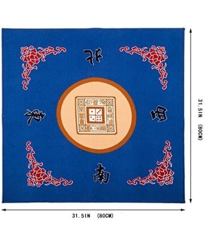 Universal Mahjong / Paigow / Card / Game Table Cover - Blue Mat 31.5" x 31.5" (80cm x 80cm) $33.00 Game Accessories