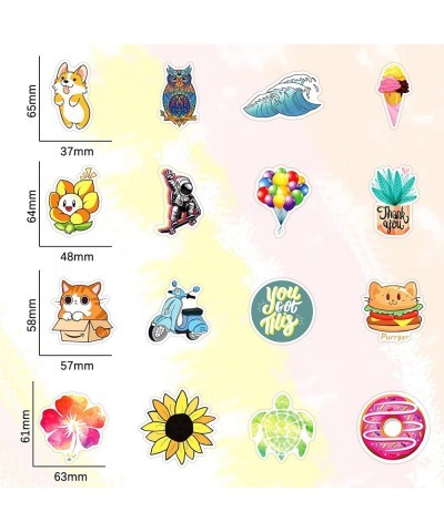 200pcs Water Bottle Scrapbooking Stickers Aesthetic Cute Decals Vinyl Waterproof Sticker Pack Laptop Diary Cell Phone Scrapbo...