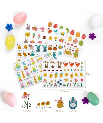 Easter Holiday Stickers Assorted Eggs Bunny Chicks Flowers Stickers for Kids DIY Crafts Party Favors Scrapbooking Decorations...