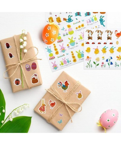 Easter Holiday Stickers Assorted Eggs Bunny Chicks Flowers Stickers for Kids DIY Crafts Party Favors Scrapbooking Decorations...