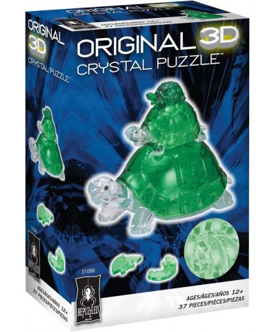 3D Crystal Puzzle - Turtles: 37 Pcs Green 31086 $25.29 3-D Puzzles