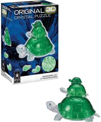 3D Crystal Puzzle - Turtles: 37 Pcs Green 31086 $25.29 3-D Puzzles