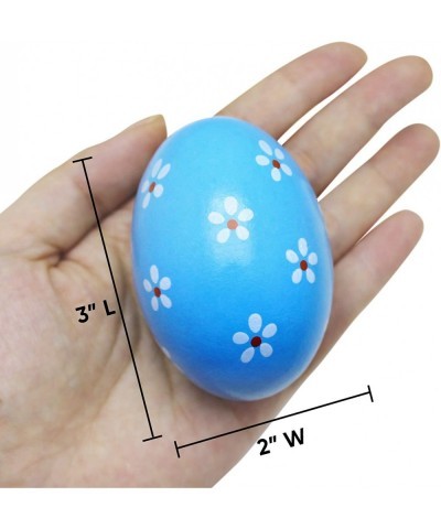 9Pcs Wooden Baby Easter Eggs Shakers Musical Instruments Easter Eggs for Baby Kids Easter Party Favor Supplies $24.09 Kids' M...