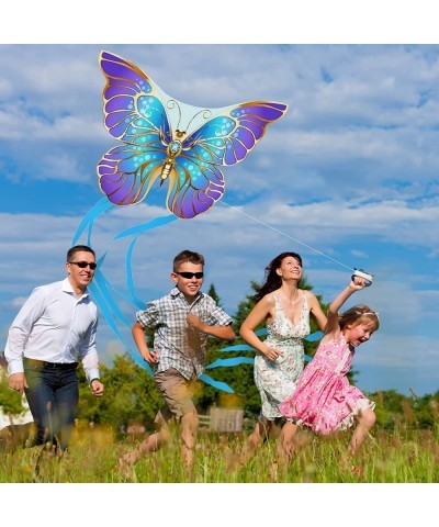 Butterfly Kite - Easy Fly Kites for Kids & Adults Beginners Kite for Outdoor Games and Activities Single Line Kite with Flyin...