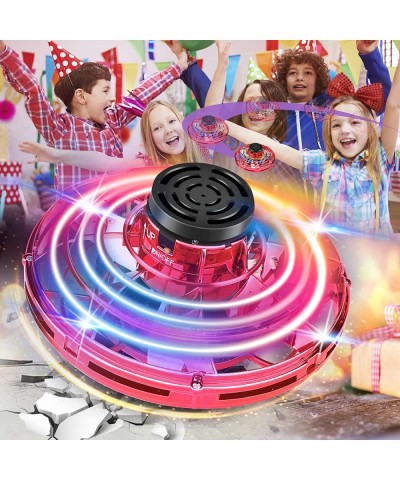 Flying Spinner Mini Drone for Kids Flying Orb Ball Flying Toys for Kids LED Lights UFO Drones with 360° Rotating Helicopter T...