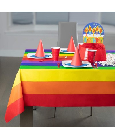 12-Pack Plastic Table Cover Premium Children's Disposable Tablecloth for Birthday Parties Decorations Supplies Fun Activities...